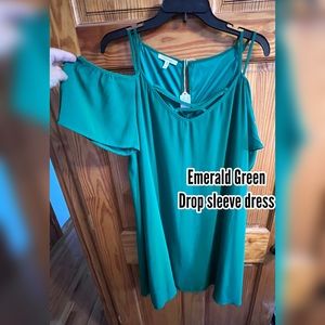 Drop sleeve Dress (cold shoulder)